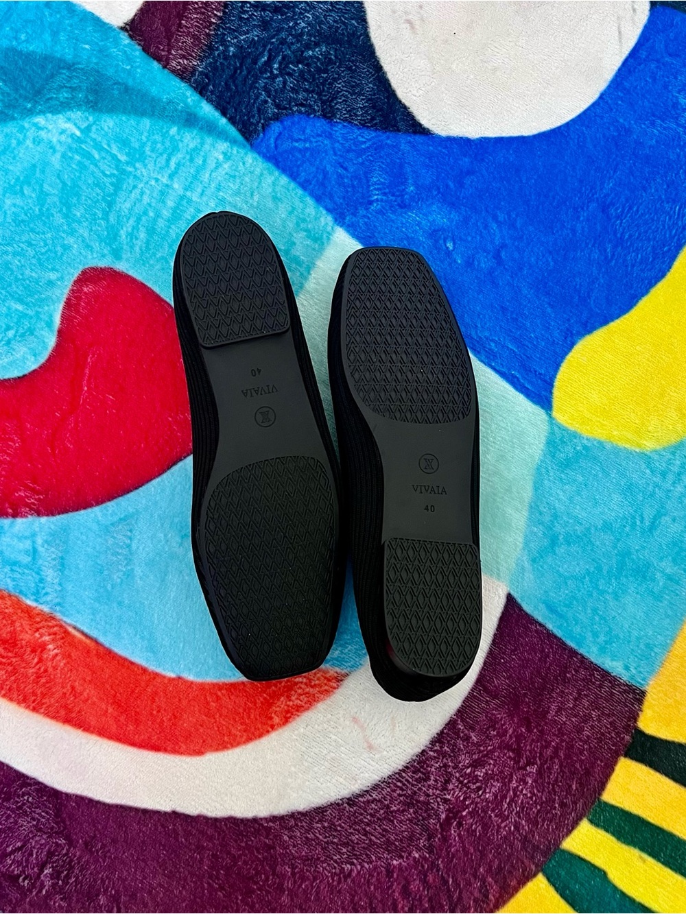 Vivaia Margot size 40 Black. Square toe, V-cut, slip on. NWOT - Picture 3 of 7